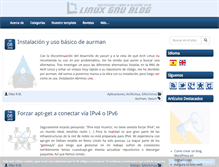 Tablet Screenshot of linuxgnublog.org